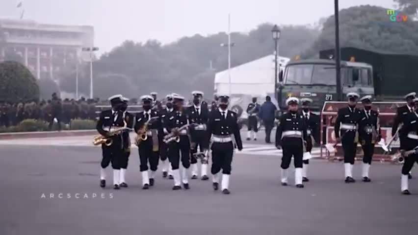 🎷 What a sight! This video will definitely give you goosebumps! 🇮🇳 

#RepublicDay #RepublicDay2022