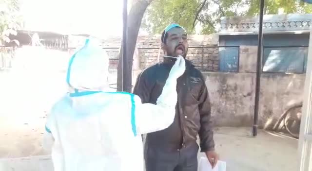 कांवटिया अस्पताल में कोरोना जाँच........#CoronaUpdate