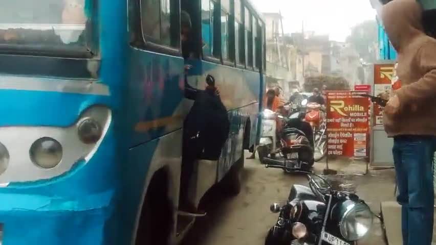 आवरलोड ट्राली की वजह से लगता ह जम#sarsawa