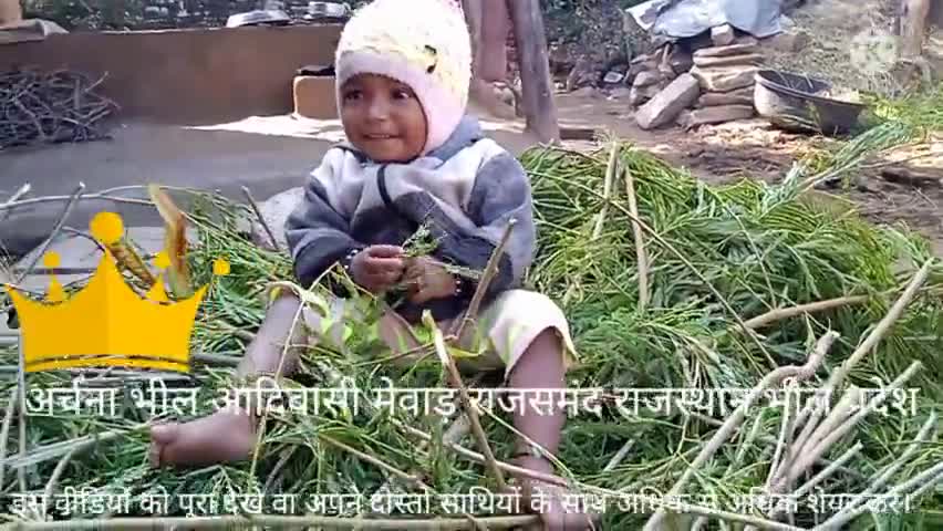 #अर्चना भील आदिवासी मेवाड़ राजसमंद राजस्थान भील प्रदेश #शिव बबूल की डालियों पर खेलते हुए