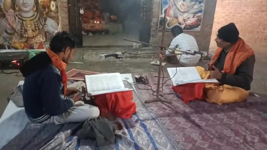 एक दिवसीय अखण्ड रामायण का पाठ हुआ सम्पन्न। बाग वाले मंदिर झागर पर हुआ था आयोजन।#bhajan #ramayan #ramayanpath #trending