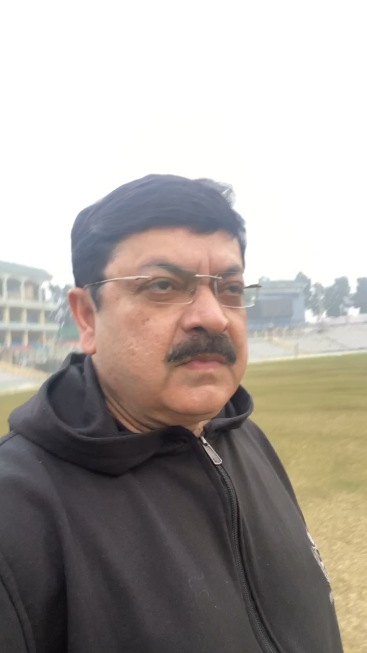 Evening walk at the PCA Cricket stadium at Mohali Punjab. Wonderful experiwnce.
 #varunkapoorips
