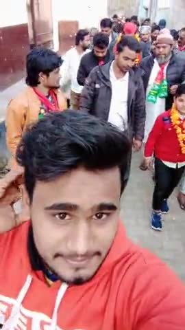 हसनपुर: hasanpir ke chote se gao kaneta me 
hamare hone wale mukhkhiya gujer
gali gali ghume#viralvide