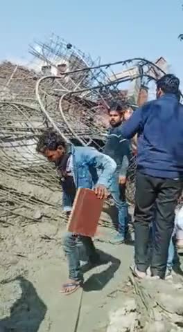 केकड़ी: केकड़ी में RCC सीसी भरते समय फंटा गिरने से वह बड़ा हादसा. @#KEKRI #केकडी