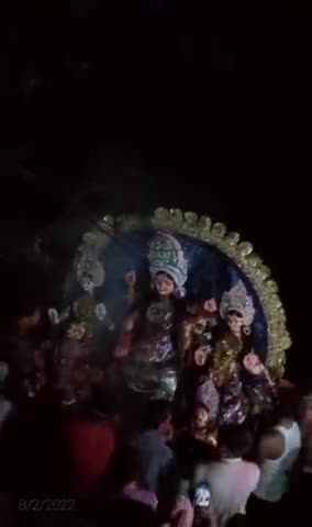 शेखपुरा जिला के कपासी ग्राम में सरस्वती जी की मूर्ति का विसर्जन#saraswatipuja  #news_today