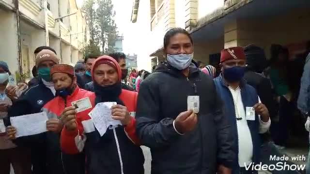 चमोली: आदर्श मतदान केंद्र गोचर में शुरू हुआ मतदान, युवा मतदाताओं में है खासा उत्साह #elction #sveep