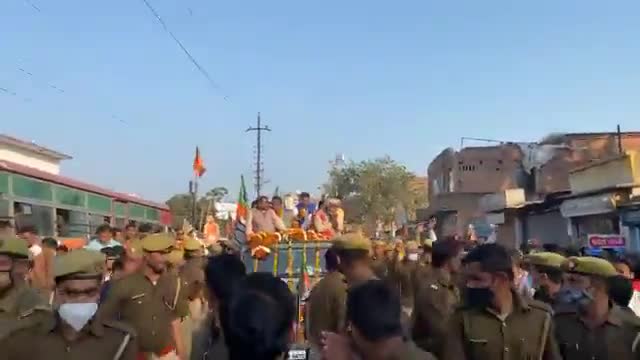 #उरई विधानसभा में भारतीय जनता पार्टी के प्रत्याशी गौरी शंकर वर्मा जी के समर्थन में  प्रदेश अध्यक्ष श्री स्वतंत्र देव जी