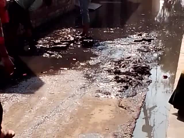 तिलहर: तिलहर के मोहल्ला निजमगंज में पानी के भराव से परेशान पब्लिक सफाई कर्मचारी अपना काम नही कर रहे है#गंदगी से जूझ रहीं पब्लिक