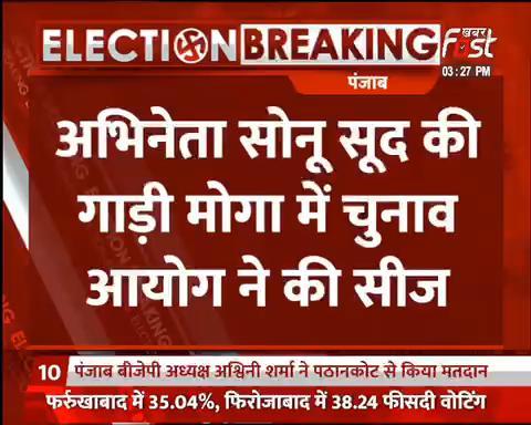 पंजाब चुनाव : मतदान के बीच सोनू सूद की गाड़ी हुई जब्त, पोलिंग बूथ पर जाते हुए रोका गया

#Khabarfast #PunjabElection #SonuSood