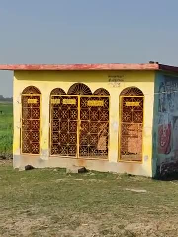 सिमरी बख्तियारपुर: सलखुआ प्रखंड अंतर्गत ग्राम पंचायत #गौरदह का #चैती दुर्गा मंदिर परिसर का नजारा है|
