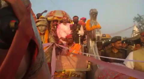 #सिंहेश्वर में बाबा श्रृंगी ऋषि के पावन तपोभूमि पर महाशिवरात्रि के शुभ अवसर पर बाबा भोलेनाथ के बारात में शामिल हुए #राजद_जिलाध्यक्ष #जयकान्त_यादव
