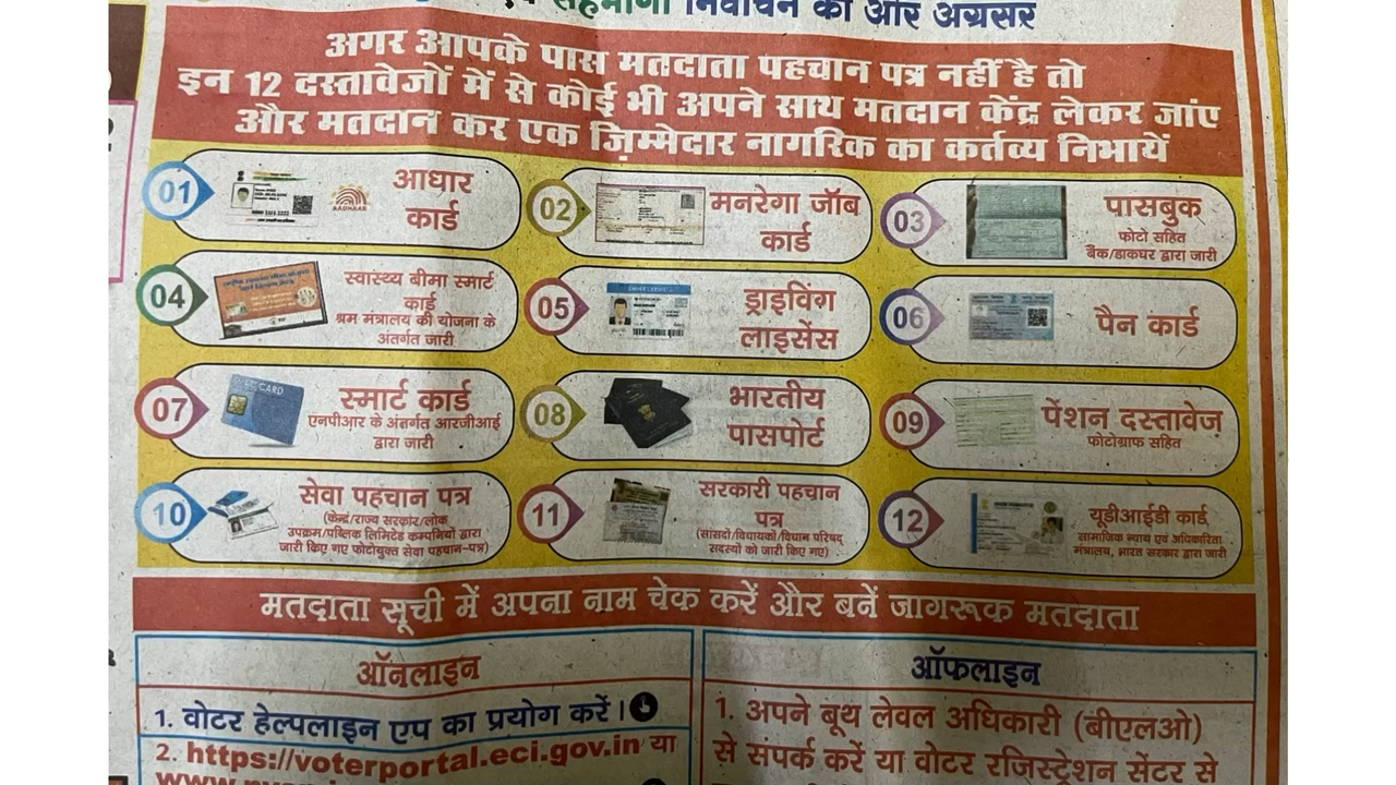 #gorakhpur #Election2022 #information #वोट कैसे करें ? #मतदाता #पहचान_पत्र ना हो तो कैसे #वोट डालें ?