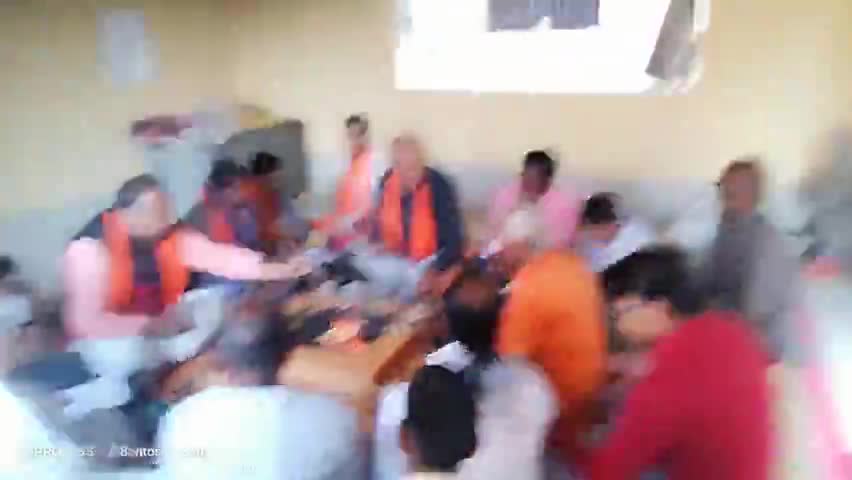 #प्रातः कालीन #योग के बाद #हवन का कार्यक्रम किया गया #पतंजलि_परिवार के द्वारा आर्य समाज मंदिर चैनपुर