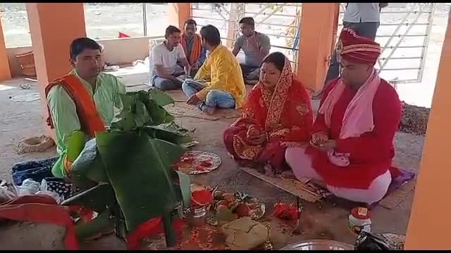 बरहेट: महाराजपुर में महारूद्र यज्ञ के समापन के बाद सत्यनारायण कथा का हुआ आयोजन#महराजपुर#साहिबगंज
