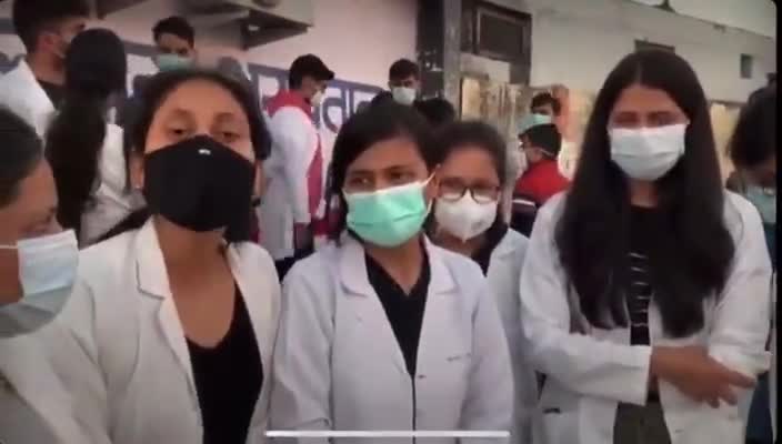 डोईवाला: Himalayan Institute of medical science, #mbbs students #medical #uttarakhand_cm #dehradun