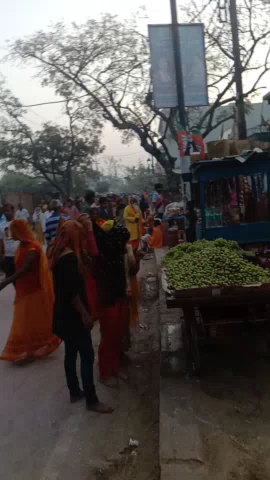 एकादशी की प्रथम परिक्रमा  बार लग रही है भक्तों की #vridavan #Kishanlal