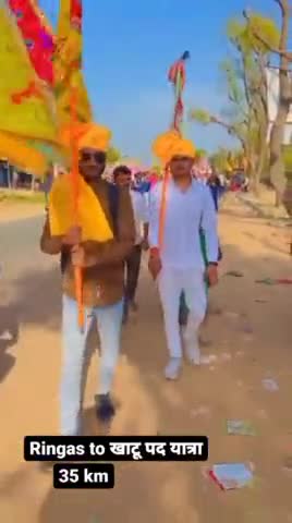 खाटू नरेश की पद यात्रा 35 km जय श्री sayam
#khatu