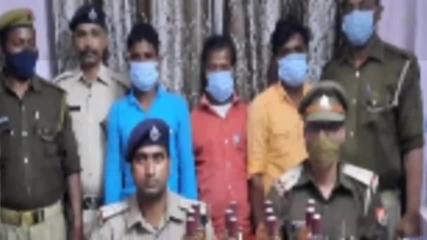 सेवराई: दिलदारनगर जीआरपी और आरपीएफ पुलिस ने शराब की खेप के साथ तीन तस्करो को किया गिरफ्तार #शराब_तस्करी