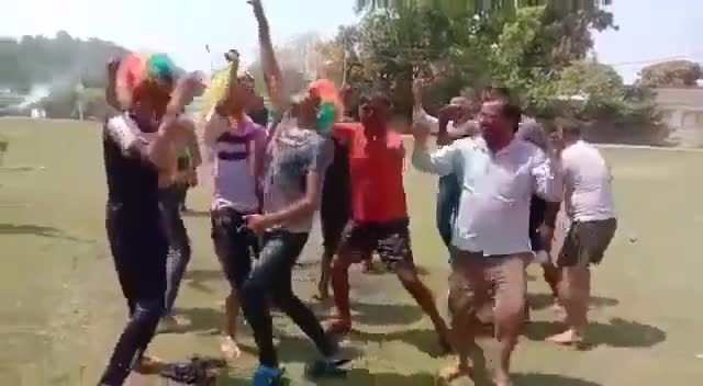 बाल मंडल, धुर्वा बस स्टैंड के सदस्यों की होली। #holi2021superhit