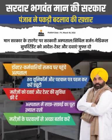 पंजाब में AAP की सरकार बनते ही पकड़ी बदलाव की तेज़ रफ़्तार!

#Punjab #PunjabCabinet #BhagwatMann #AAP #GovtJobs