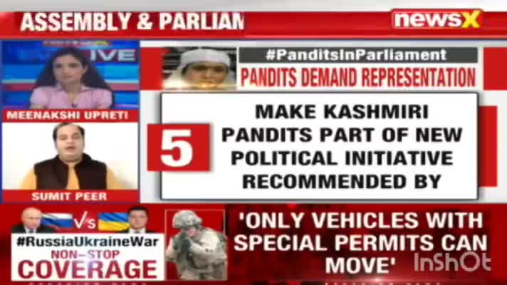 Kashmiri Pandits demand political representation
#newsxofficial 
https://youtu.be/yy33iSI1Z0M
#KashmiriPandit