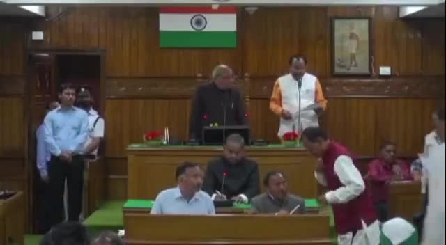 दूसरी बार विधानसभा का सदस्य निर्वाचित होने पर आज उत्तराखंड विधानसभा में राजभाषा #संस्कृत में पद एवं गोपनियता की शपथ ली|