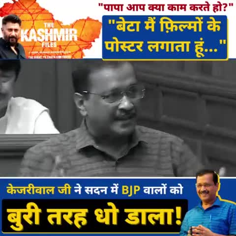 बेटा मै फिल्मों की पोस्टर लगाता हूं।
#द_कश्मीर_फाइल्स