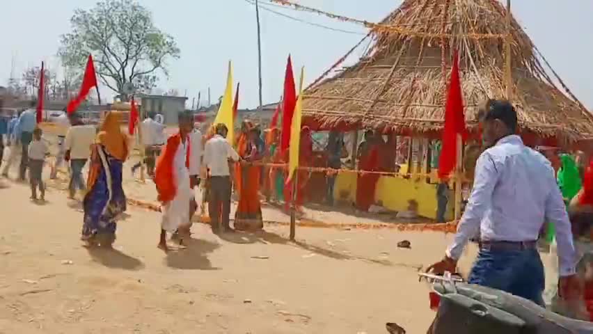 दुधि: ###दुद्धी क्षेत्र के@@ धोरपा ग्राम #पंचायत में यज्ञ का#@ समापन#@@