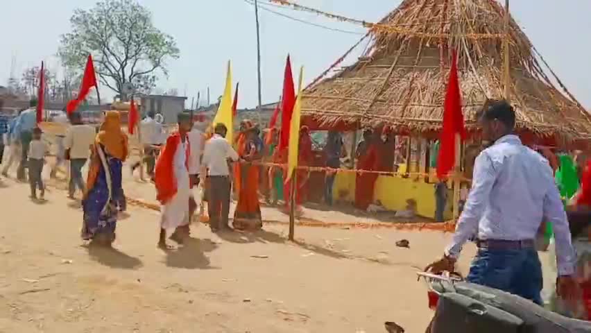 दुधि: ##धोरपा में यज्ञ का समापन##लोगो ने किया दर्शन@@#####