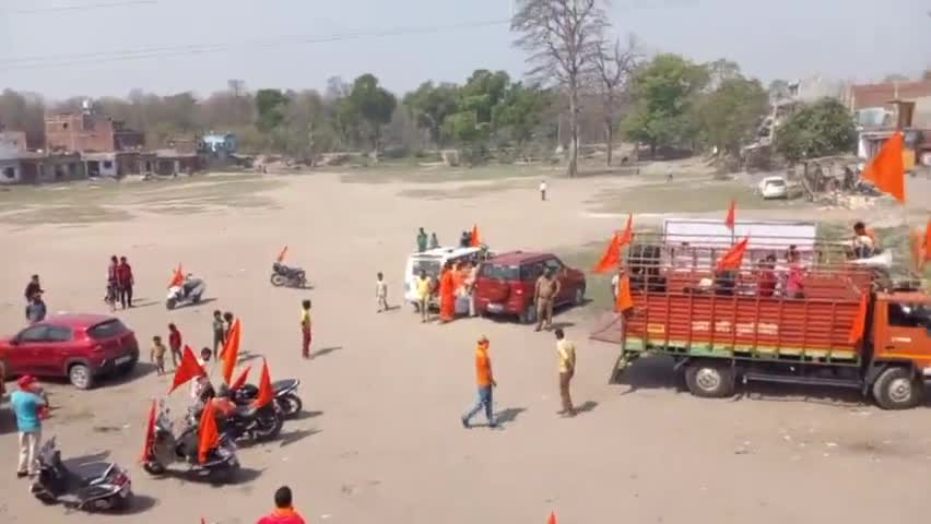 लालकुऑ: #भगवा रक्षा वाहिनी यात्रा