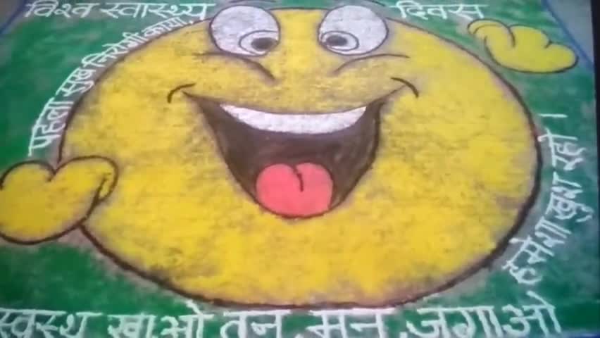#WorldHealthDay के अवसर पर गाँव #Bhadana #Jhajjar #Haryana की चौपाल से बेटी अंशुल शर्मा व उनके पिता मुकेश शर्मा का एक रं