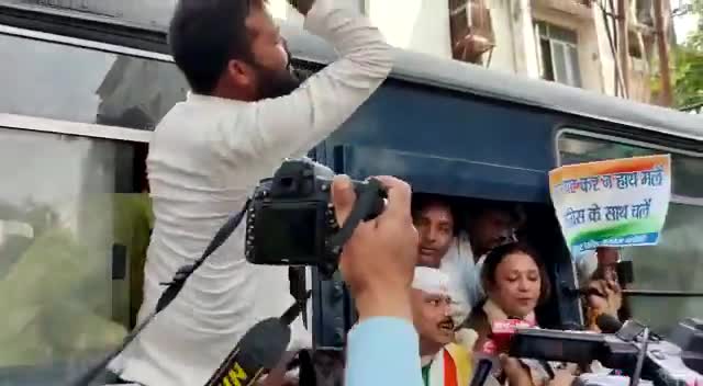 BJP की तानाशाही के खिलाफ कांग्रेस का संघर्ष जारी है, पुलिसिया कार्रवाई से कांग्रेस को नहीं डरा सकती। #MehangaiMuktBharat