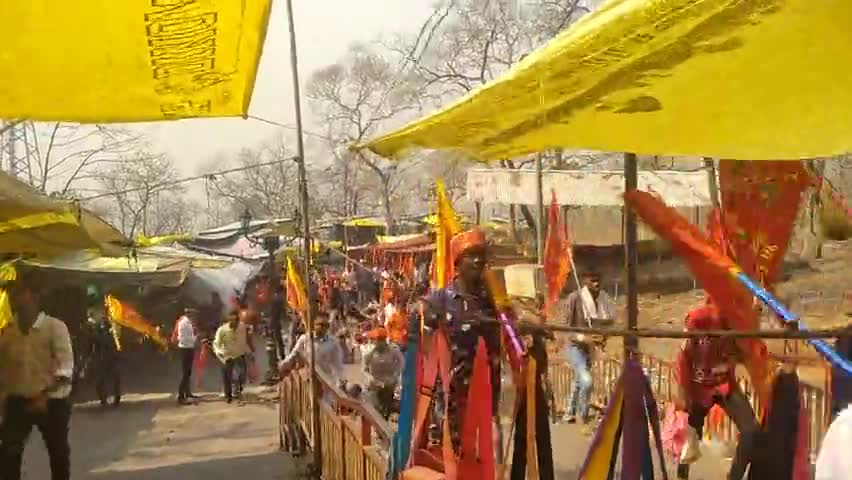 चैत्र नवरात्र पर सलकनपुर देवी धाम पर भक्तों को भारी भीड़ #Salkanpurtemple #विज्यसंदेवी