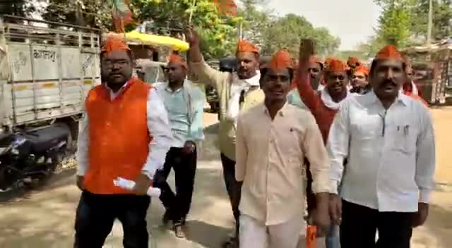 भाजपा स्थापना दिवस पर आयोजित रैली सीधी मध्य प्रदेश। #follow  #bjp4mp #news_express #viralpost #elections #raily