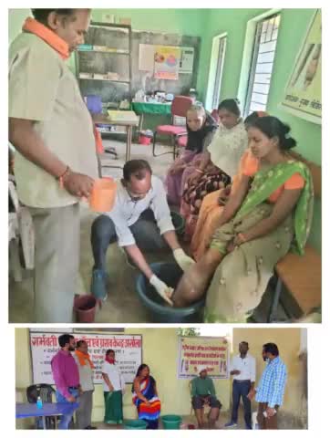 *हाथीपांव के मरीजों को दिया गया देखभाल संबंधी प्रशिक्षण* #sargujanews