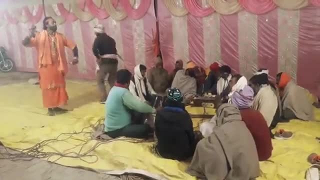 बसंतपुर: #कवीर_दास_भजन गाते हुए गाँव के #कलाकार | #Singer_Mahesh_yadav Can..9973480978