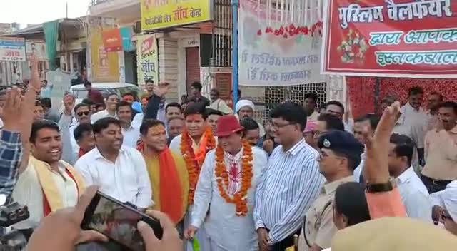 #भगवा_धौलपुर। रामनवमी शोभायात्रा का सर्व समाज ने किया भव्य स्वागत।#bjp4rajasthan #bjp4india #bjp4dholpur