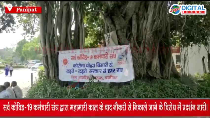 सर्व कोविड-19 कर्मचारी संघ द्वारा महामारी काल के बाद नौकरी से निकाले जाने के विरोध में प्रदर्शन जारी।
#PanipatNews #Hary