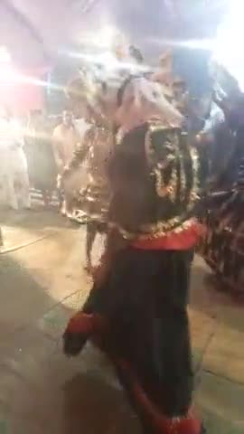 #अंबेडकरनगर बुढार खेर माई से काली नृत्य के साथ निकाला गया जवारा