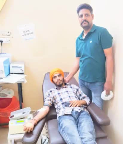 आज महाराजा अग्रसेन मेडिकल काॅलेज अग्रोहा में किसी जरूरत के लिए (O-Negitive) रक्तदान किया। #gruwakhairampur