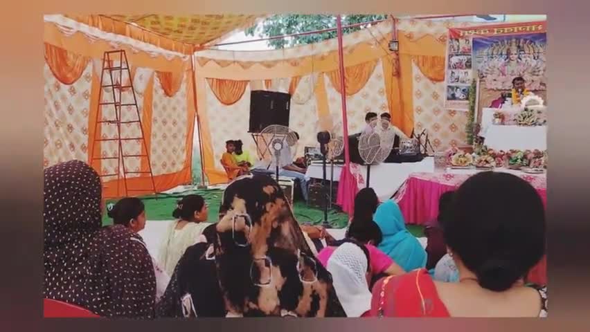 अंकित बिहार मै भागवत कथा के समापन के अवसर पर  कथा व्यास श्री अखिलेश जी द्वारा बताया गौ माता की महिमा के बारे में#simit