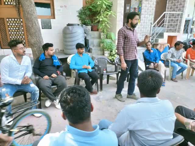 #kirari #meeting #bhim #chandrashekhar Azad Bhim Army Chief