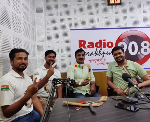 https://youtu.be/1Fo4Ok_Bk1Y

Interview on #RadioGorakhpur 90.8 FM, to make community aware of the sport of #Boomerang