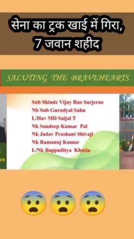 सभी शहीद जवानों को कोटि कोटि नमन।।

#लद्दाख