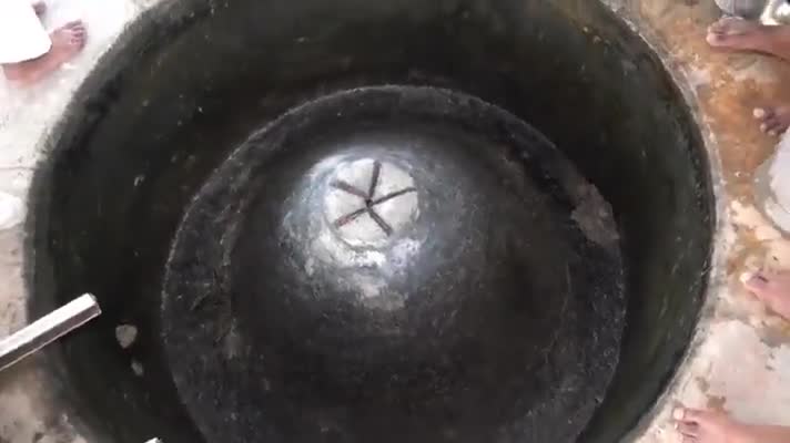 #GyanvapiMasjid' Shivling video during serve.