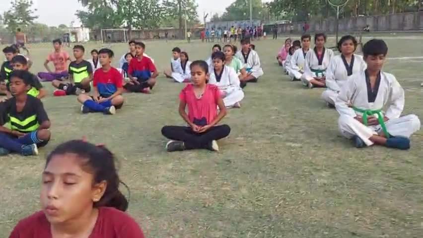 बलरामपुर: #yogaforplayers #internationalyogaday
#countdown #ministryofayush #mritunjayayogastudio #madhumishra