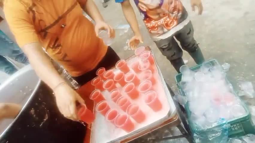 sarsawa में मीठा शरबत पिलाया गया #sarsawa