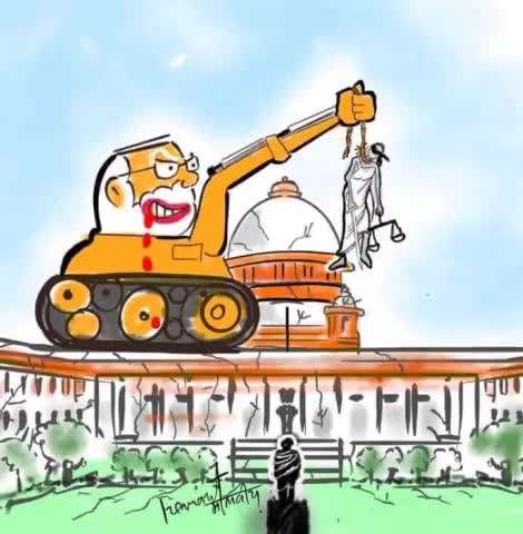 कार्टूनिस्ट हेमंत मालवीय के साहस को सलाम!
#शमीम_नगवारा
#shamimnagwara