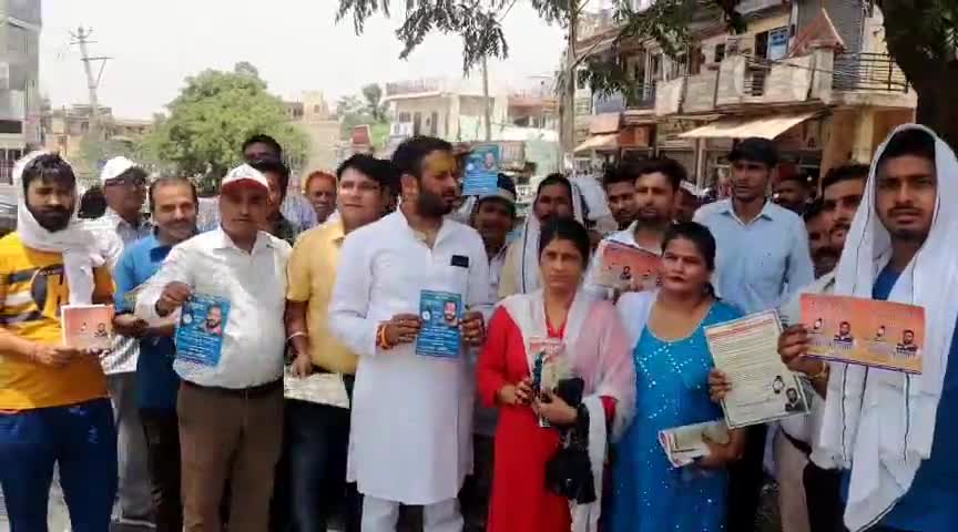 कालका: कालका में भ्रष्टाचार के खिलाफ हाथ मे गंगाजल लेकर वोट मांगने वाले देश के पहले प्रत्याशी बने नवदीप शर्मा नब्बी #घड़ी