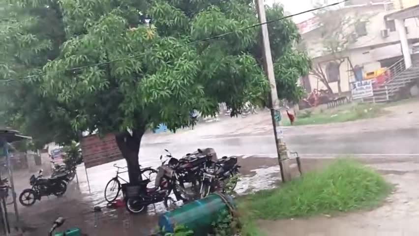 भोरे: आज भोरे में बारिश हुआ। क्या आप के यहां हुआ की नही।#Bhore